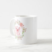 Varkens en bloemen koffiemok (Voorkant links)