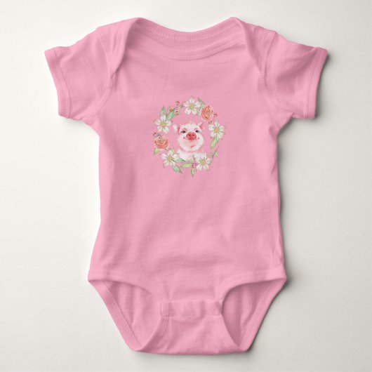 Varkens en bloemen romper (Voorkant)