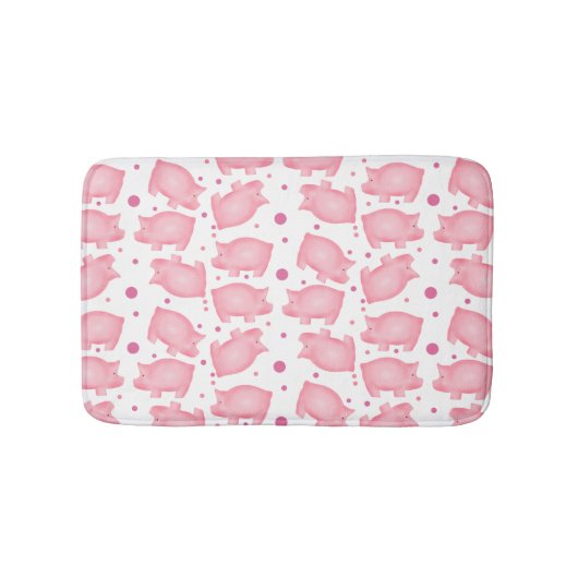 Varkens en karkassen Dots Bath Mat (Voorkant)