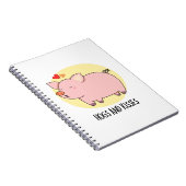 Varkens En Kusjes Grappige Varken Pun  Notitieboek (Rechterzijde)