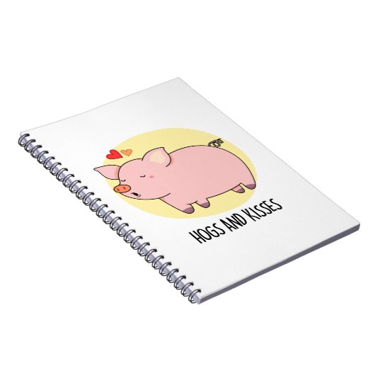 Varkens en Kusjes Grappige Varken Varken Grappen  Notitieboek (Rechterzijde)