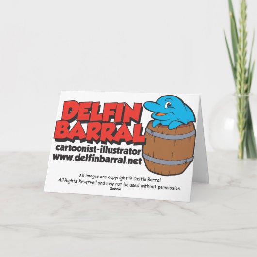 Varkens en Kussen Feestdagen Kaart (Achterkant)