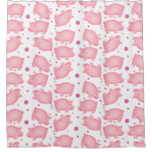 Varkens- en poolpuntengordijn douchegordijn (Voorkant)