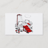 Varkens en vogel in de adem Visitekaartje (Achterkant)