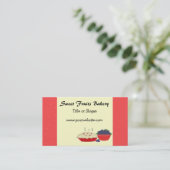 Varkens en vruchten visitekaartje (Staand voorkant)