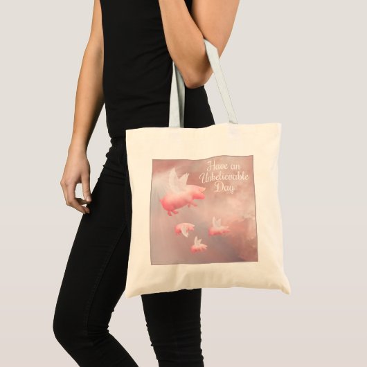 Varkens Fly-An Onvoorstelbare Dag Tote Bag (Voorkant (product))
