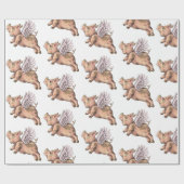 Varkens Fly Cadeaupapier (Vlak)
