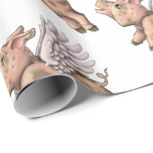 Varkens Fly Cadeaupapier (Rol Hoek)