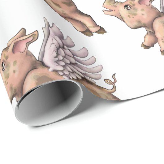 Varkens Fly Cadeaupapier (Rol Hoek)