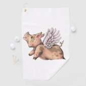 Varkens Fly Golfhanddoek (Insitu)