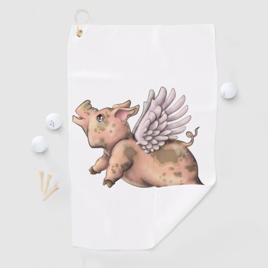 Varkens Fly Golfhanddoek (Insitu)