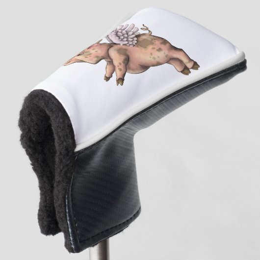 Varkens Fly Golfheadcover (3/4 voorkant)
