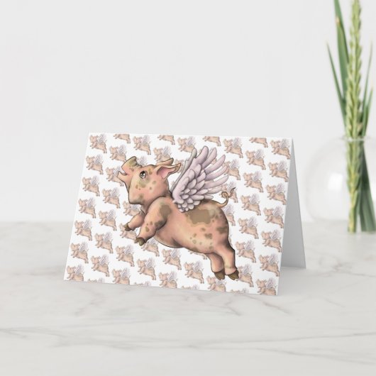 Varkens Fly Kaart (Voorkant)