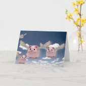 Varkens Fly Kaart (Gele Bloem)