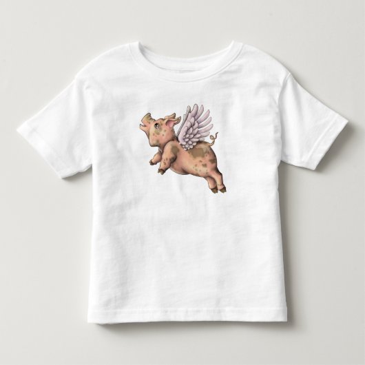 Varkens Fly Kinder Shirts (Voorkant)