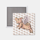 Varkens Fly Magneet (Voorkant / Achterkant)