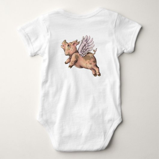 Varkens Fly Romper (Achterkant)