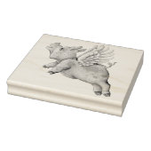Varkens Fly Rubberstempel (Stempel)