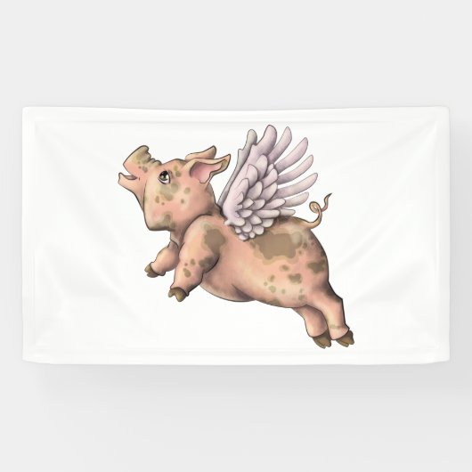 Varkens Fly Spandoek (Horizontaal)
