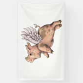 Varkens Fly Spandoek (Verticaal)