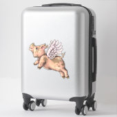 Varkens Fly Sticker (Koffer)