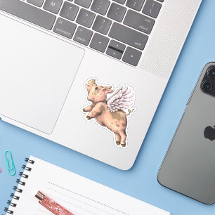 Varkens Fly Sticker