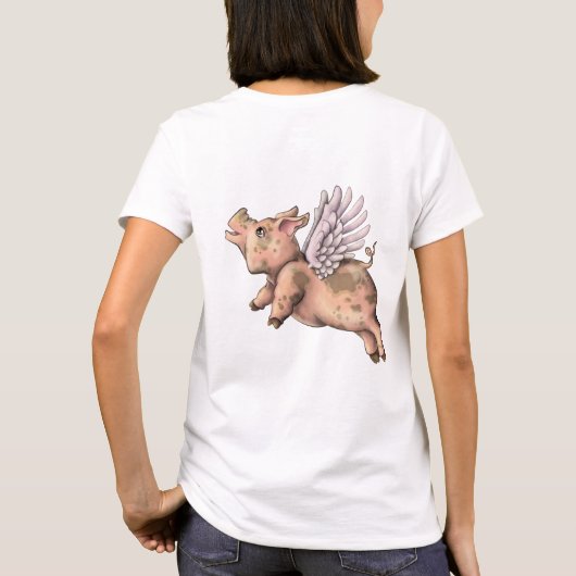 Varkens Fly T-shirt (Achterkant)