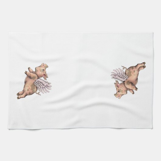 Varkens Fly Theedoek (Horizontaal)