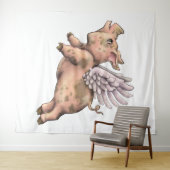 Varkens Fly Wandkleed (In Situ (horizontaal))