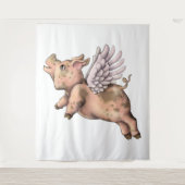 Varkens Fly Wandkleed (Voorkant)