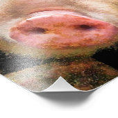 VARKENS FOTO AFDRUK (Hoek)