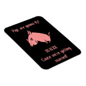 "Varkens gaan vliegen!" Magnetische huwelijksuitno Magneet (Rechterzijde)