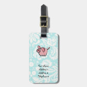 Varkens; giet bagagelabel (Voorkant verticaal)