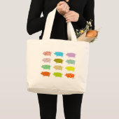Varkens Grote Tote Bag (Voorkant (product))