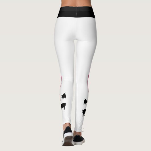 Varkens hebben zielen leggings (Achterkant)