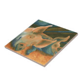 Varkens, hogs tegeltje (Zijkant)