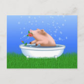 Varkens in Bath Briefkaart (Voorkant)
