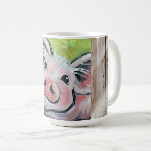 Varkens in de Barn-Mok Koffiemok (Voorkant rechts)