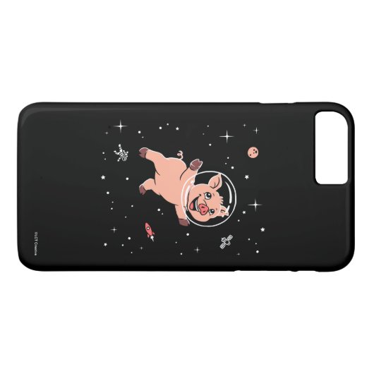 Varkens in de ruimte Case-Mate iPhone case (Achterkant (Horizontaal))