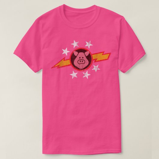  varkens in de ruimte t-shirt (Design voorkant)