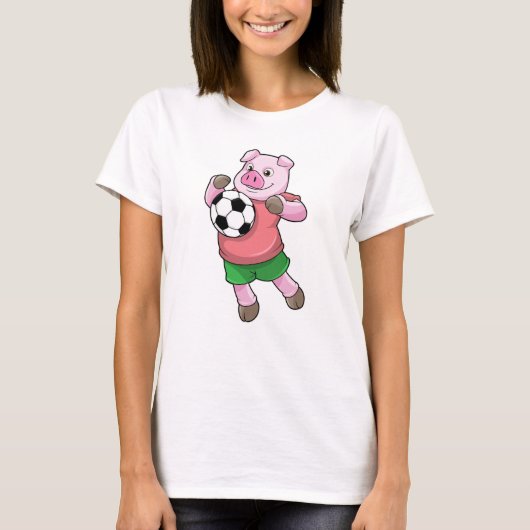 Varkens in de sport t-shirt (Voorkant)