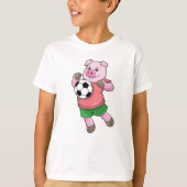 Varkens in de sport t-shirt (Voorkant)