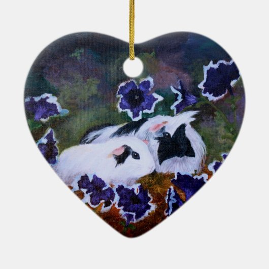 Varkens in de tuin keramisch ornament (Achterkant)