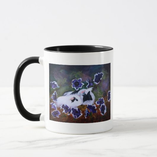 Varkens in de tuin mok (Links)