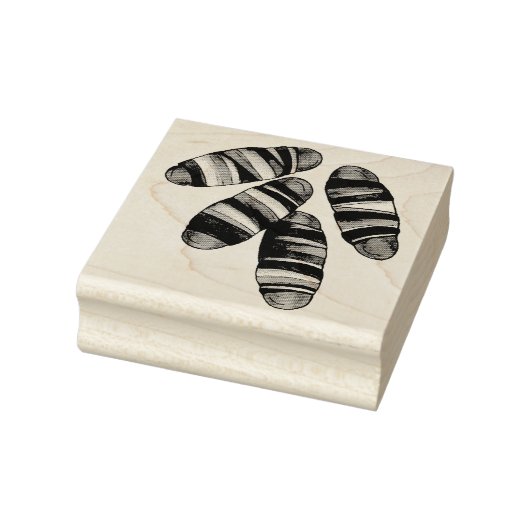 Varkens in Dekens Bacon Worst UK Brits Eten Rubberstempel (Stempel)