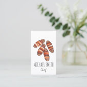 Varkens in Dekens Bacon Worst UK Brits Eten Visitekaartje (Staand voorkant)