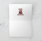 Varkens in dekens Kerst Xmas Kaart (Binnen)