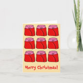 Varkens in dekens Kerstkaart Feestdagen Kaart (Voorkant)