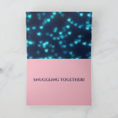 Varkens in Dekent Moon Night Love Natuur Romantisc Kaart (Binnen)