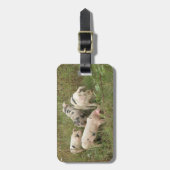 Varkens in een Bagagelabel van de Douane van het G (Voorkant verticaal)